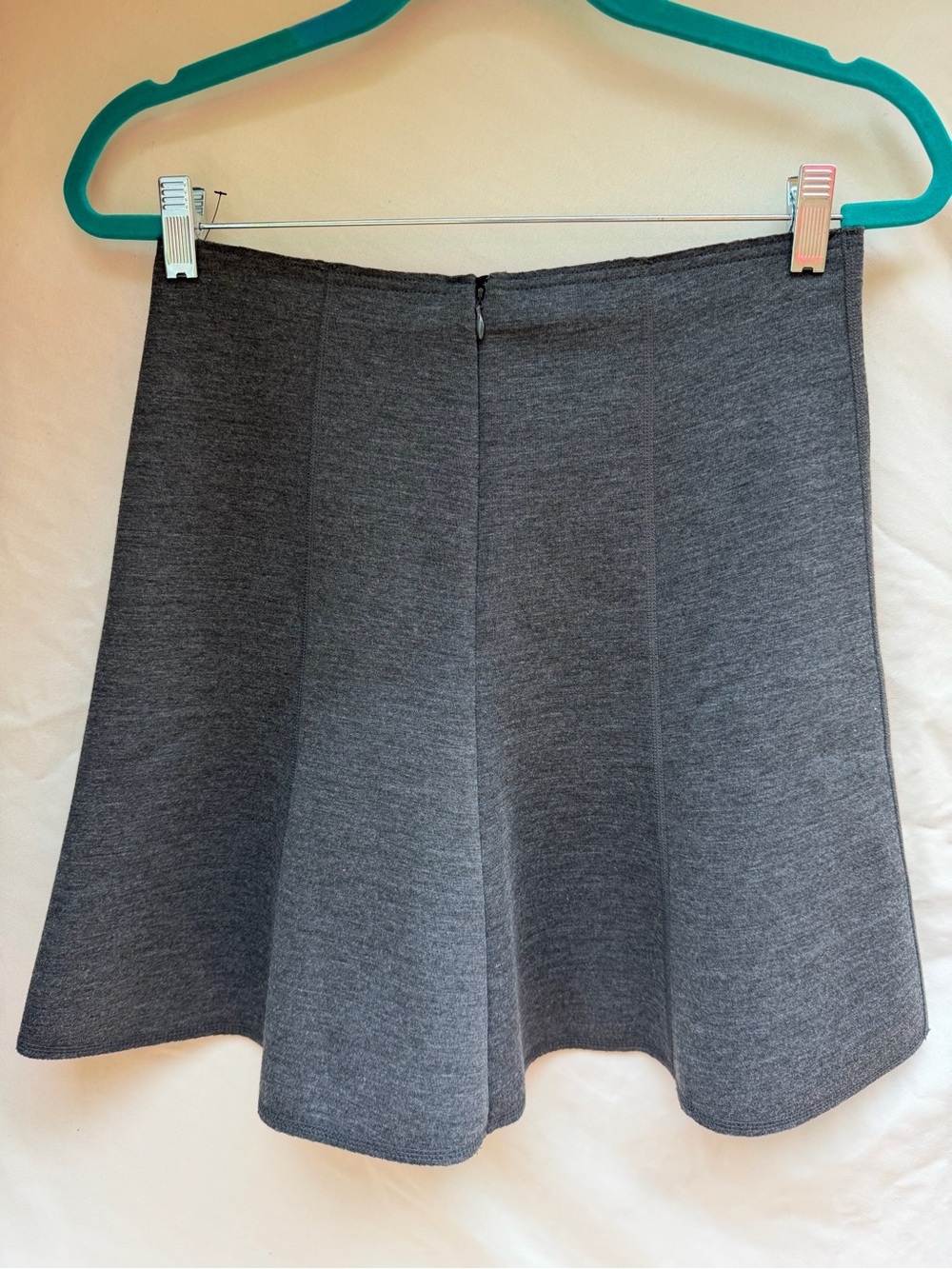 Ann Taylor NWT Charcoal Gray A-Line Skirt Size 0 Stretch